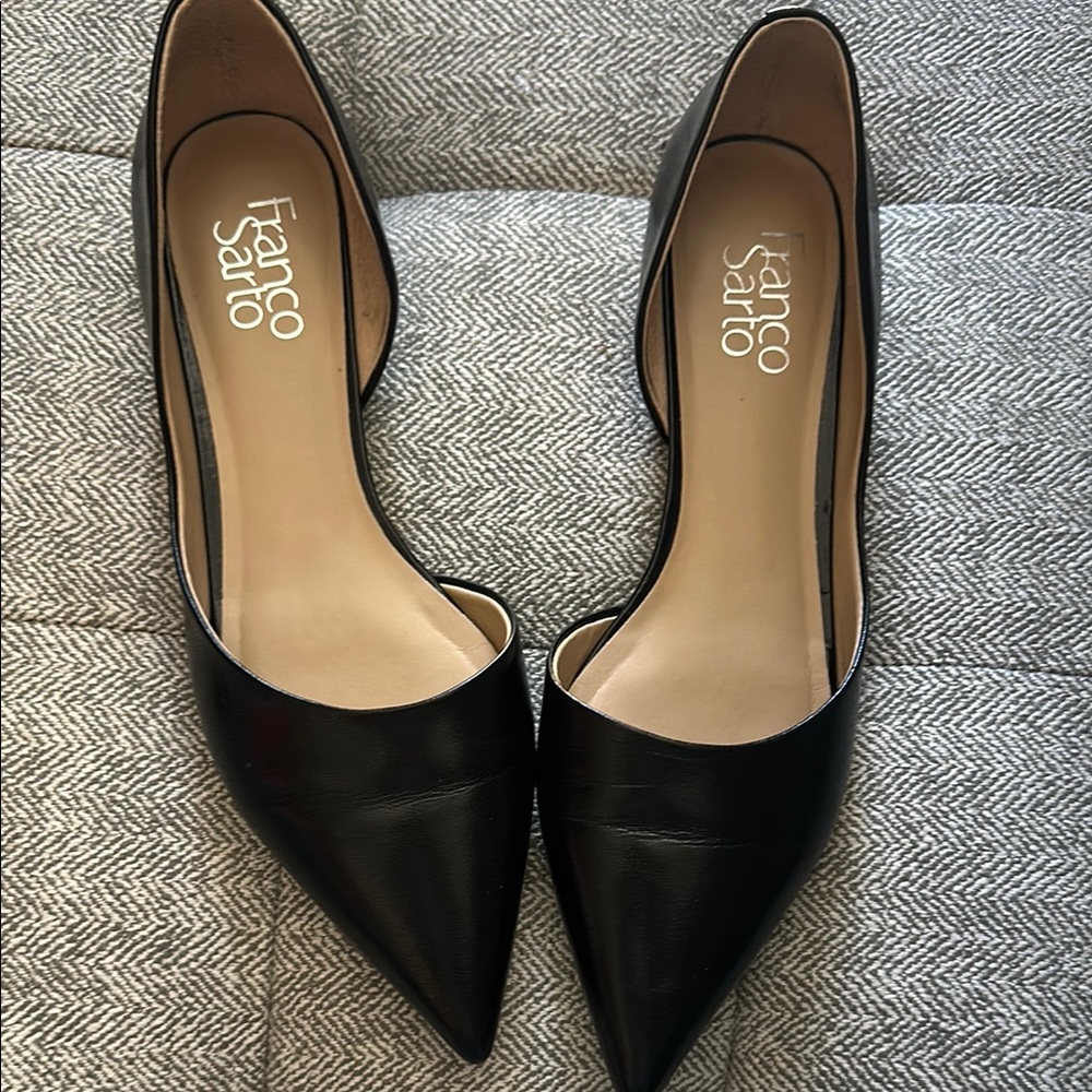 Franco Sarto Black Dorsey Flats